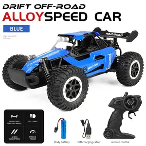 1:16 Scale Remote Control Racing Car, USB Rechargeable 2WD Remote Control Car, Off-road Climbing Car, Electric & Remote Control Toys, Rc Car