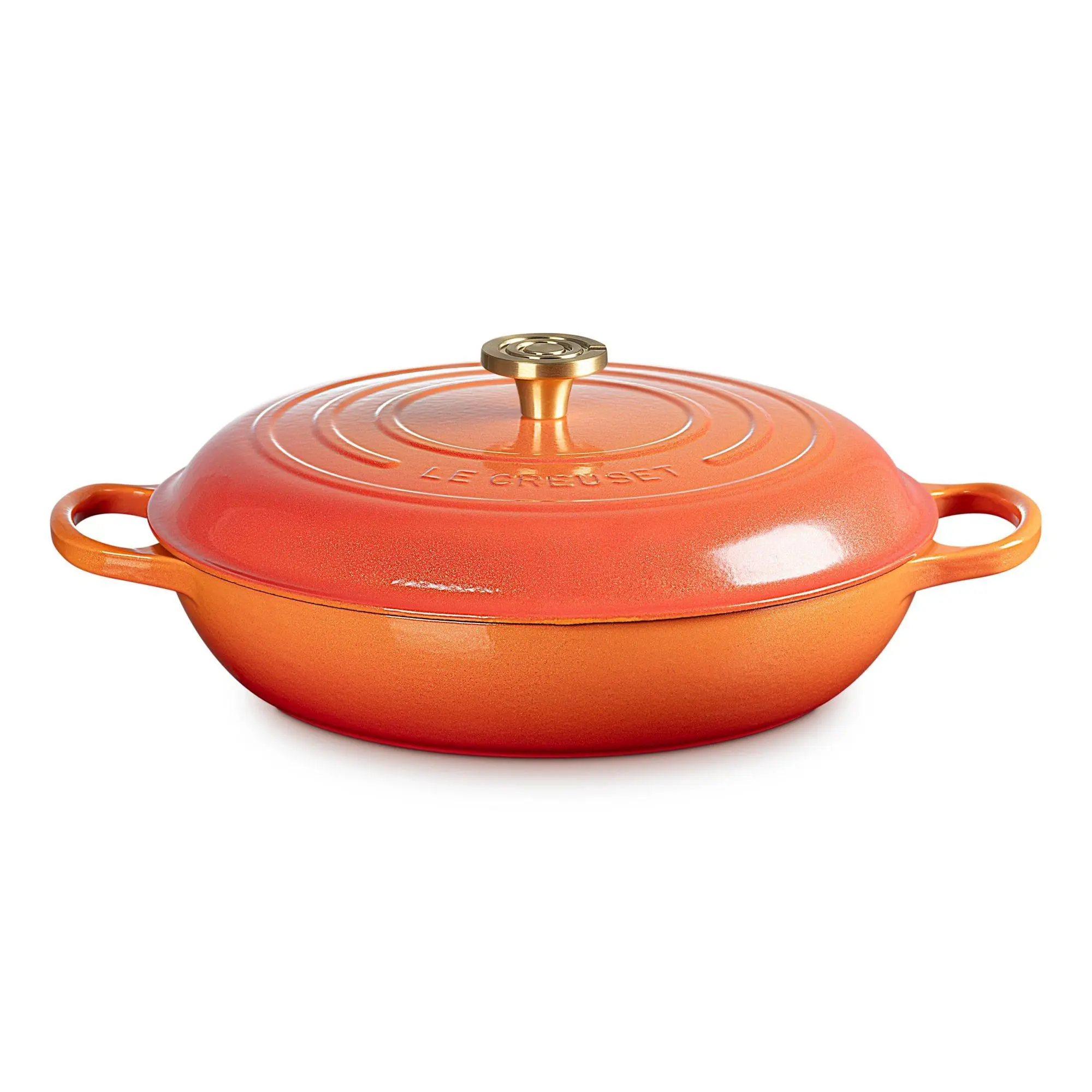 Le Creuset Flamme Dorre 3.5 Quart Cast Iron Braiser
