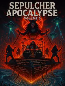 Sepulcher Apocalypse Volume 6 The Whirlpool Ritual - Graphic Novel with CryoDyne Sound Weapons & UFO Stage Tech