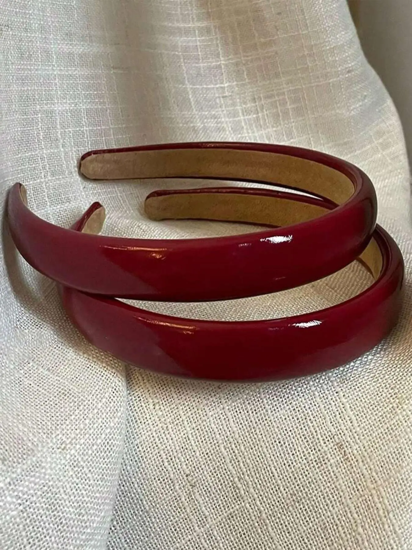 Simple Solid Color Pu Leather Headband, Casual Versatile Hair Accessories for Women, Minimalist Headwear for Hair, Fashion Hair Accessories for Party Decor, Chic Headbands, Headband Accessory, Hairband