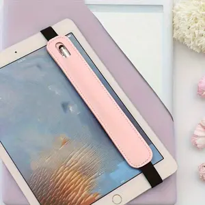 High-Quality Leather Tablet Pen Case with Elastic Strap, Perfect Fit for iPad and Capacitive Pens, Compatible with First and Second Gen Apple Pencil