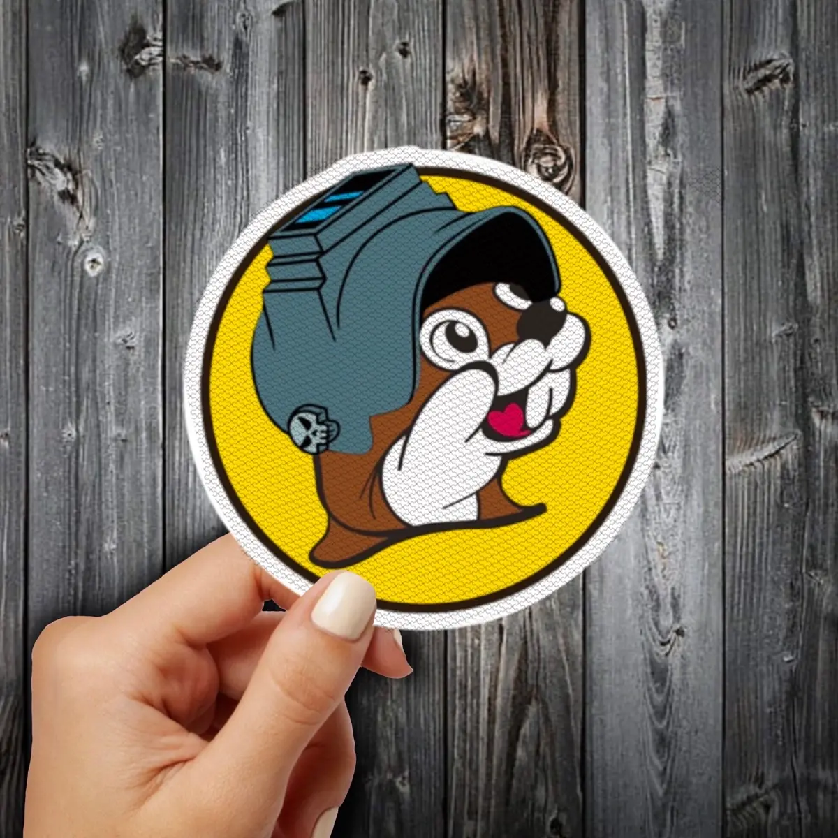 Welding sticker