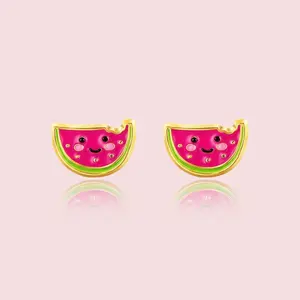 One in a Melon Cutie Stud Earrings