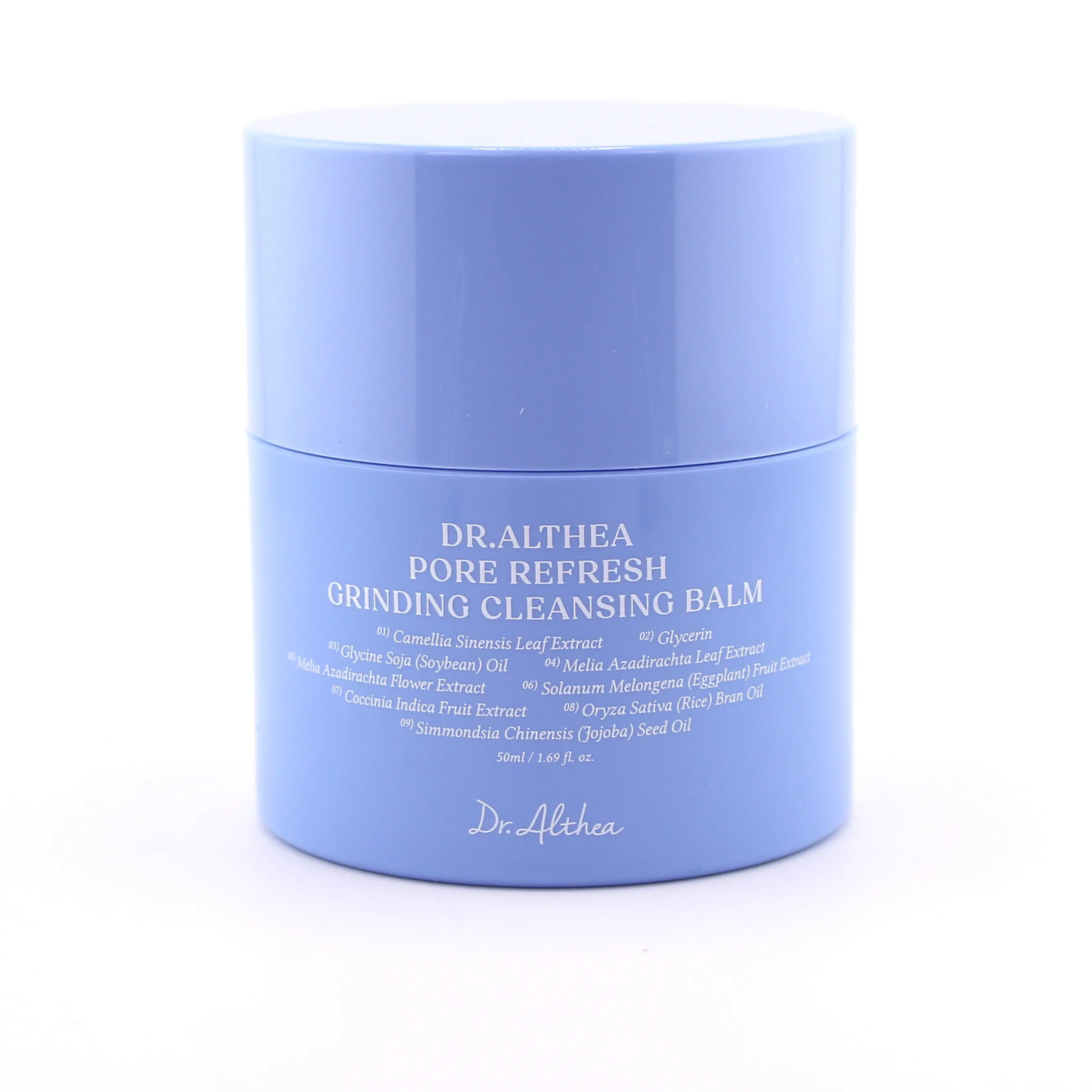 Dr.Althea Pore Refresh Grinding Cleansing Balm - 50ml Rice-Infused Facial Cleanser with Green Tea, Exfoliating Formula for Facial Cleansing and Smoother Skin
