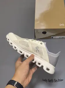 Arch Support Fatigue Relief Office Sneakers, Cream Off-White Perforated Breath Mesh Upper, Split Hollow White Rubber Outsole All-Day Work Footwear
