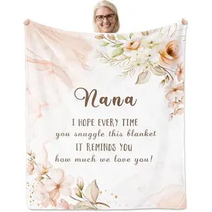 Nana Gifts, Gifts for Nana Blanket 60"X50", Nana Birthday Gifts, Nana Gift, Nana Gifts from Grandkids, Best Nana Ever Gifts, Nana Gifts Ideas for Mothers Day, to My Nana Blanket Christmas