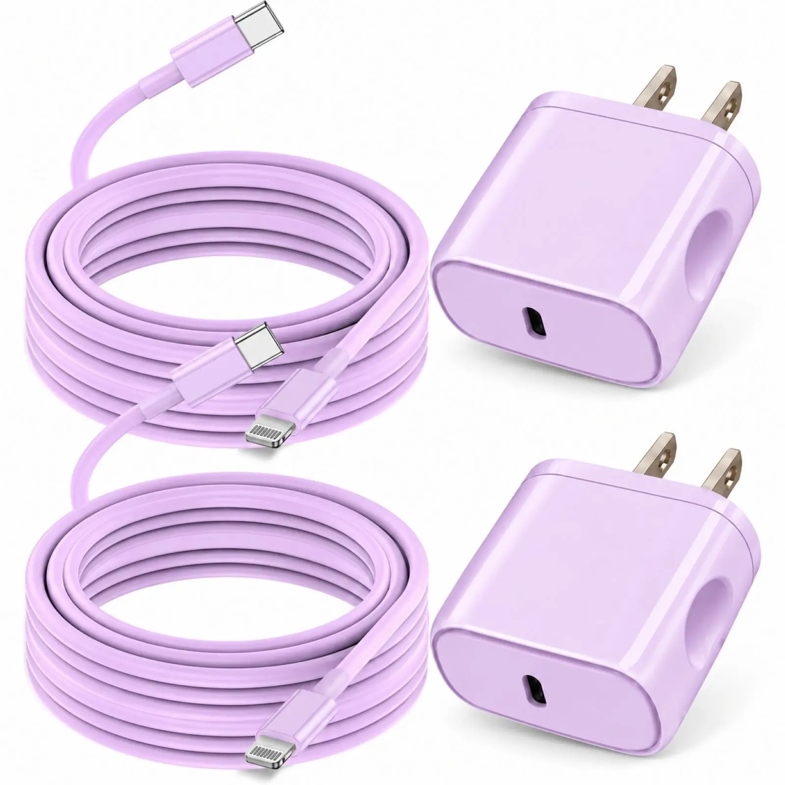 For  iPhone 14 Charger, 2Pack 6Ft Long USB C to Lightning Cable,20W USB C Fast Charger Block for iPhone14 Pro Max/13/12Pro Max/11/11Pro Max/XS/XR/X/8Plus Charging Usb Cord