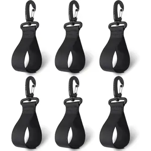 Upgraded Kayak Paddle Holder, Board Accessories, Inflatable Boat Storage, Set of 6 Clip Holders