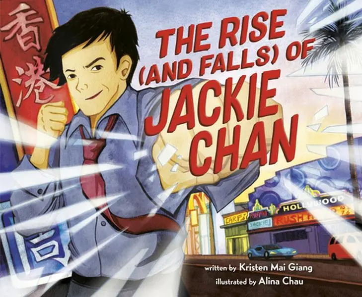 Used Biography Book - "The Rise (and Falls) of Jackie Chan" by Kristen Mai Giang, Hardcover Pictorial Biography