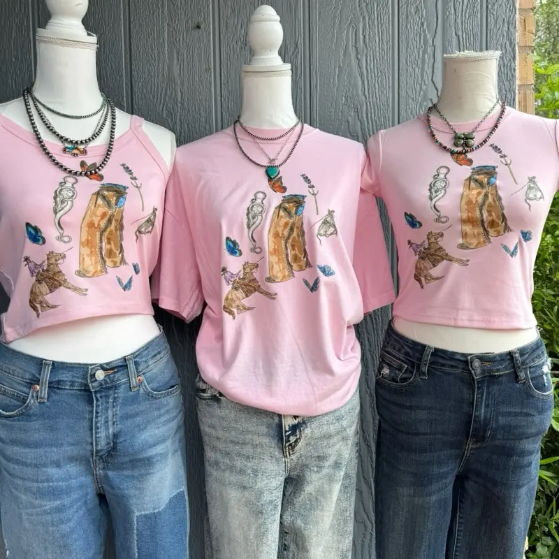 Blue ribbon dust Top