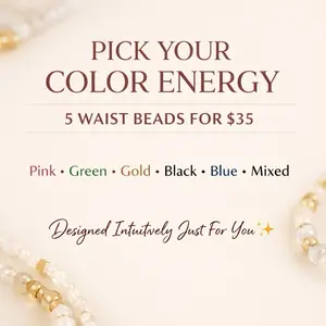 Pick Your Color Energy Waist Beads (5 for $35) | Intuitive Custom Color Set