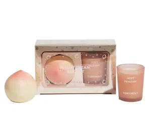 TM - Peach Dream Hand Butter + Candle Gift Set