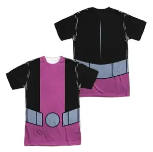 Teen Titans Go Beast Boy Uniform Men's All Over Print T-Shirt  | Cartoon Character Uniform All Over Print T-Shirt - Long Sleeve T-Shirt  - Available for adults and children, perfect for family matching outfits