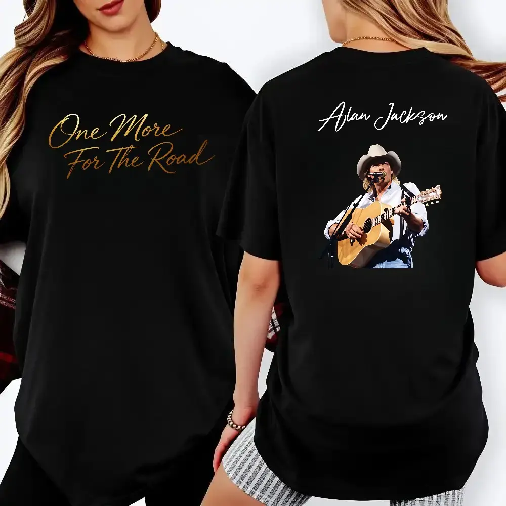 Alan Jackson One More For The Road Country Music Graphic T-Shirt,