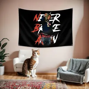 Tapestry Never Broke Again Tapestry,flag  Wall Hanging Home Decoration Wall Blanket Tapestry Home Bedroom Aesthetic Decor (40x60 inch)