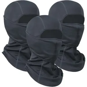 3 Pack Balaclava Ski Mask for Men & Women - Windproof Breathable Full Face Cover for Skiing, Snowboarding, Motorcycle & Outdoor Sports