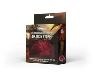 Fanroll Red Dragonscale Compartment Bag