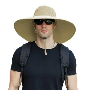 Ultimate UV Protection Fisherman Hat with Extra Wide Brim - Breathable Summer Sun Hat, Foldable Outdoor Gear for Fishing, Camping & Gardening