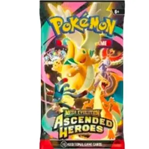 Pokémon Ascended Heroes Mega Evolved Trading Card Pack 10 Cards for Collectors