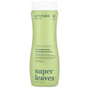 ATTITUDE Super Leaves™, Nourishing Shampoo, Grape Seed Oil & Olive Leaves, 16 oz (473 ml)