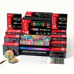 168/120 Acrylic Markers，Coloring Markers，DIY Enthusiast，Best Art Markers，Colorful Markers，Marker Pen Set