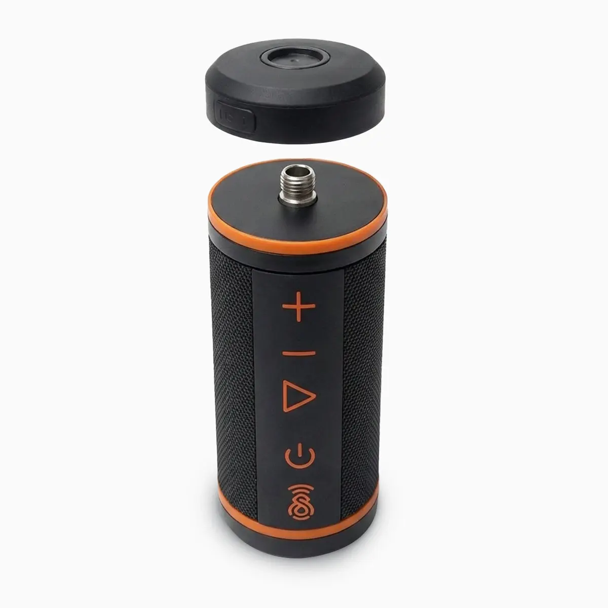 Hidden Golf Speaker Flask - Magnetizes to cart, Holds 14 oz, funnel included