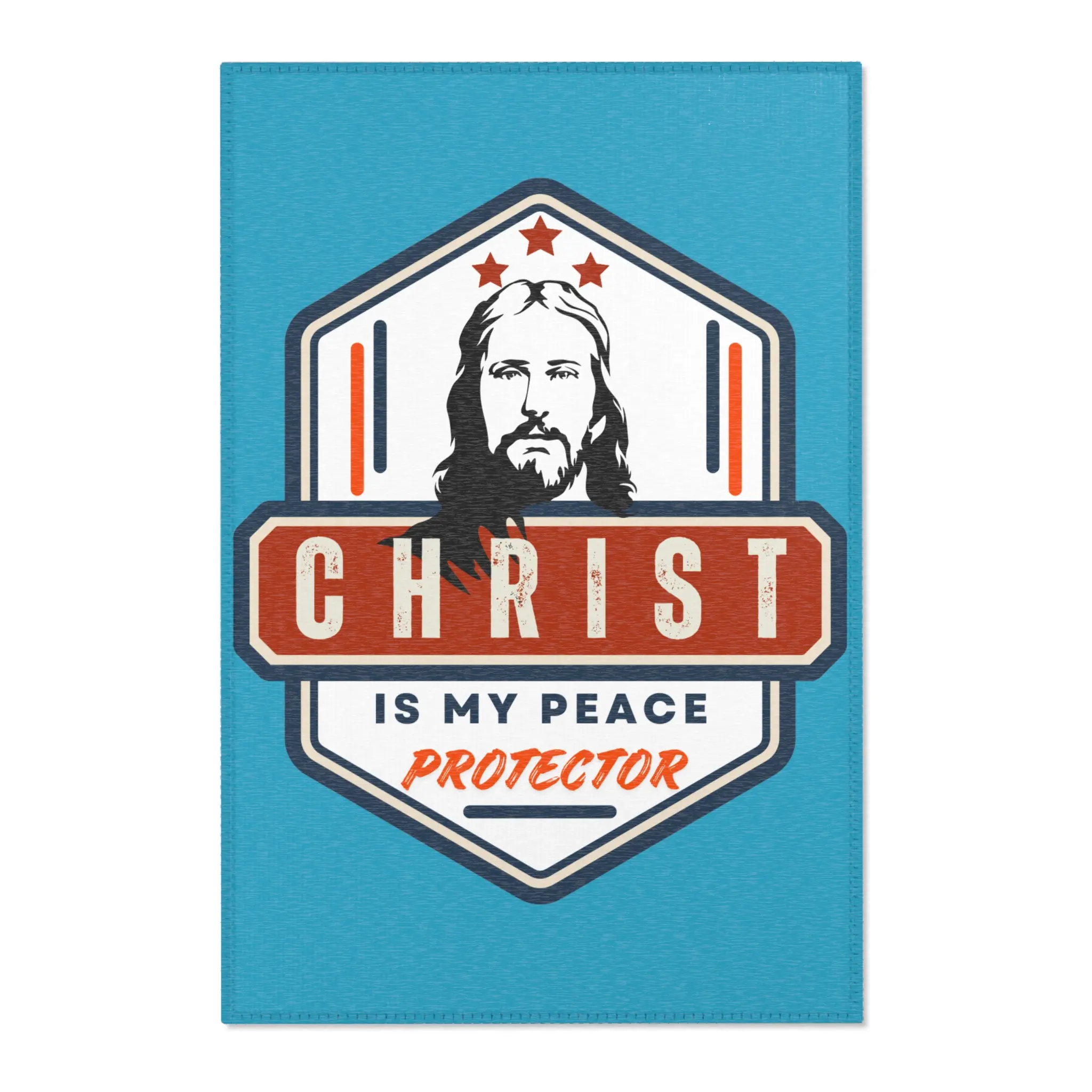 Christ is my Peace Rug - Christian Faith Rug