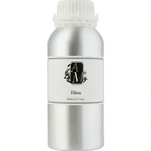 Hilton 500ML Essential Oil, Pure Scented Oil (water-Free), Concentration 35%, Ideal for Car Diffusers, Aromatherapy, Candle Making, Aromatherapy Scented Oils