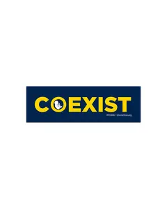 Coexist Bumper Sticker