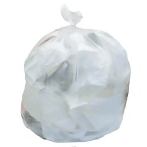 Home Care Coreless Trash Bags - 60x38 in, 60 gal, 22 Micron, High-Density, Natural Bin Liners