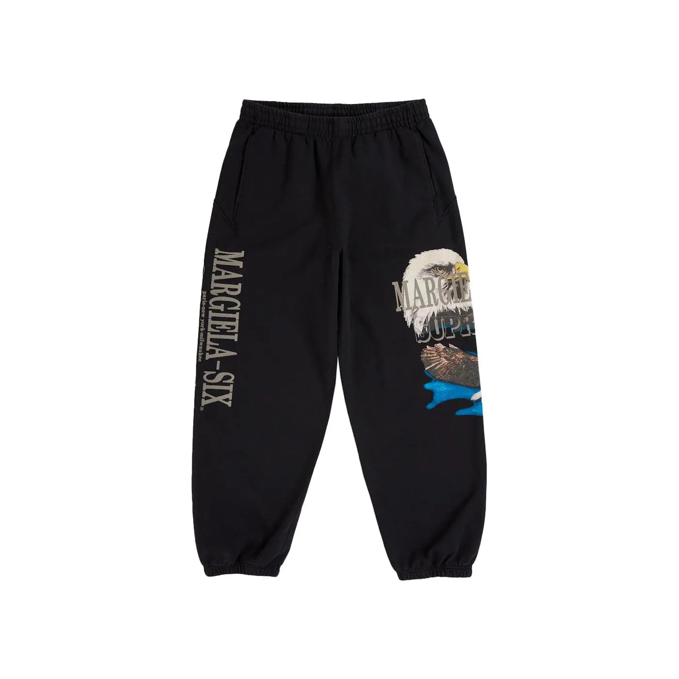 1157222 Supreme MM6 Maison Margiela Eagle Sweatpant Black