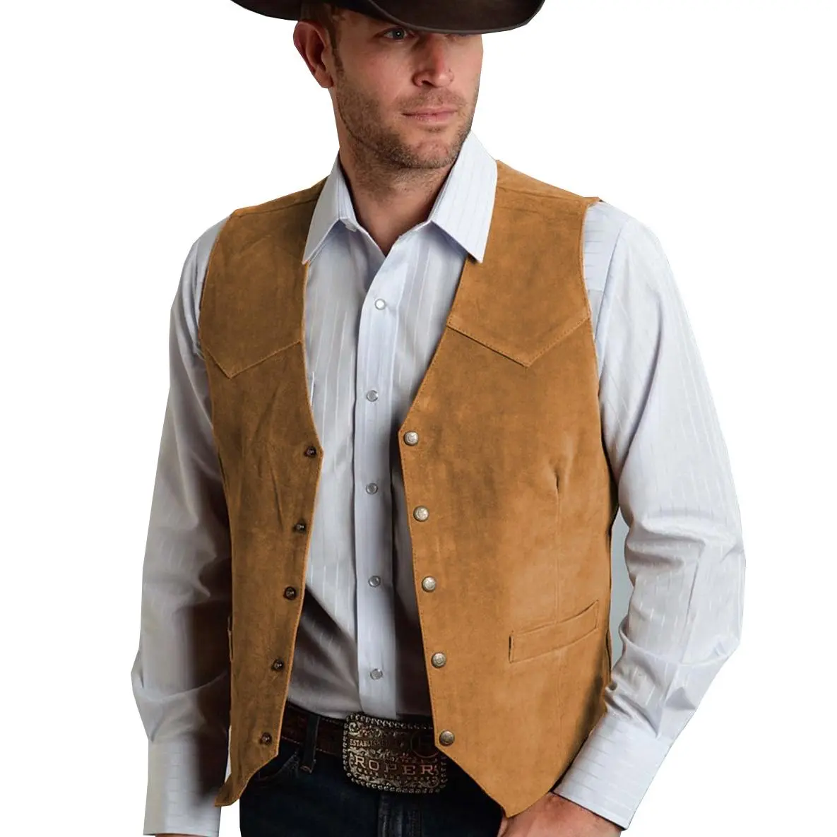 Men's Western Cowboy Suit Vest Slim Fit Faux Suede Leather Dress Vests Waistcoat for Wedding - TikTok Shop Men's Western Cowboy Suit Vest Slim Fit Faux Suede Leather Dress Vests Waistcoat for Wedding - TikTok Shop