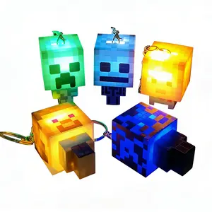 Creative Mini Keychain I Can Light Up Character Model Toy Funny Backpack Pendant Random Blind Box