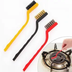 Powerful Gas Stove Scrubber Kit - Durable Multi-use Cleaning Brushes for Kitchen Maintenance, Easy to Clean Portable Design for Home Use