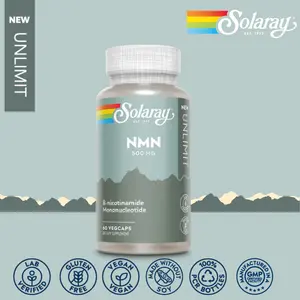 Solaray NMN 500 mg - 60 VegCaps - Supports Cellular Energy and Aging