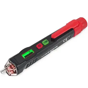 AC  Tester/Non-Contact  Tester with Dual Range AC 12V-1000V/48V-1000V, Electrical Pen with LCD Display and Flashlight Buzzer , Detect Wire Breakpoint, Live/Null Wire Tester.