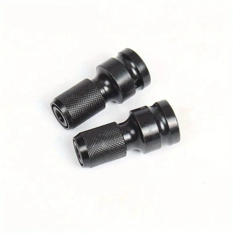 1pc Electric Wrench Drill Chuck Electric Wrench Conversion Head Conversion Head Cover Hex Head 1/2 Turn 1/4 Expansion Bit Conversion Head Tool