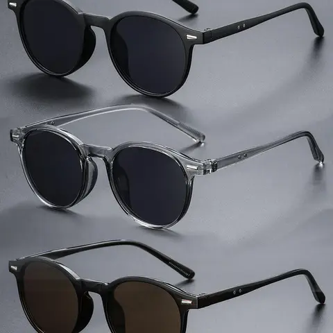 Unisex Simple Style Modern Trendy Sunglasses, Trendy Shades, Classic Shades, Trendy Casual Full Rim Sunglasses for Everyday Use, Fashion Accessories for Outdoor Activities, Trendy Streetwear Sunglasses
