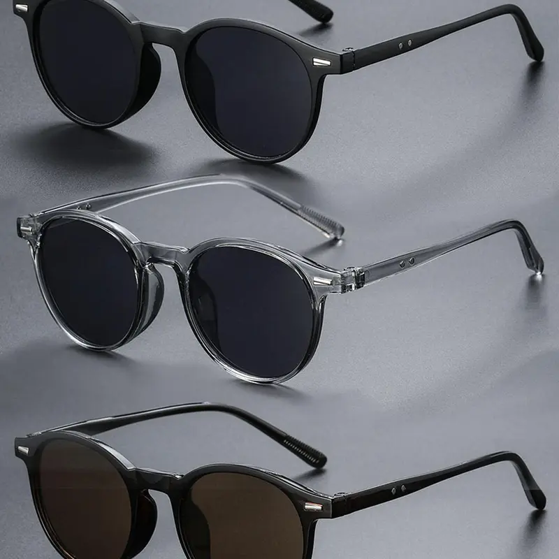 Unisex Simple Style Modern Trendy Sunglasses, Trendy Shades, Classic Shades, Trendy Casual Full Rim Sunglasses for Everyday Use, Fashion Accessories for Outdoor Activities, Trendy Streetwear Sunglasses