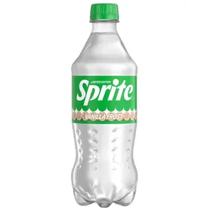 Sprite Limited Edition Vanilla Frost 20 Fl Oz Bottle - Refreshing Soda Drink