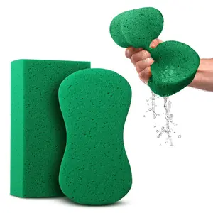 The Aurora Sponge Set - Large Sponges for Cleaning - 2 Pack - Multi-Purpose Cleaning Sponge, Perfect as Car Wash Sponge, Household Cleaning Sponges, Tile Grout Sponge, Sponges for Painting, Large Sponge for Washing Cars compostable