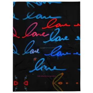 Love X Infinity ❤️ Silky-Soft Throw Blanket