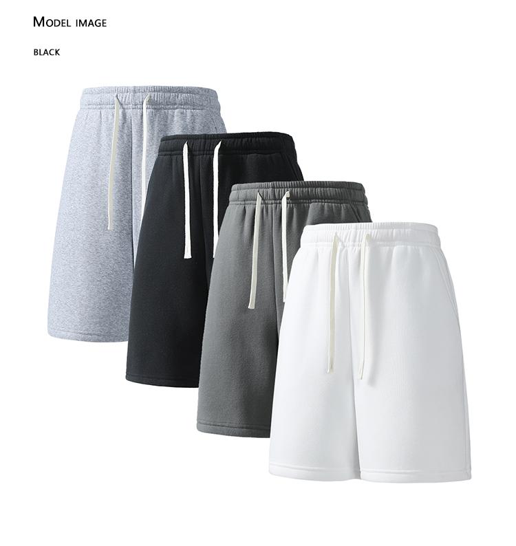 Men’s summer casual athletic shorts, loose straight cut, comfortable and breathable, suitable for running, fitness training, and other outdoor activities.