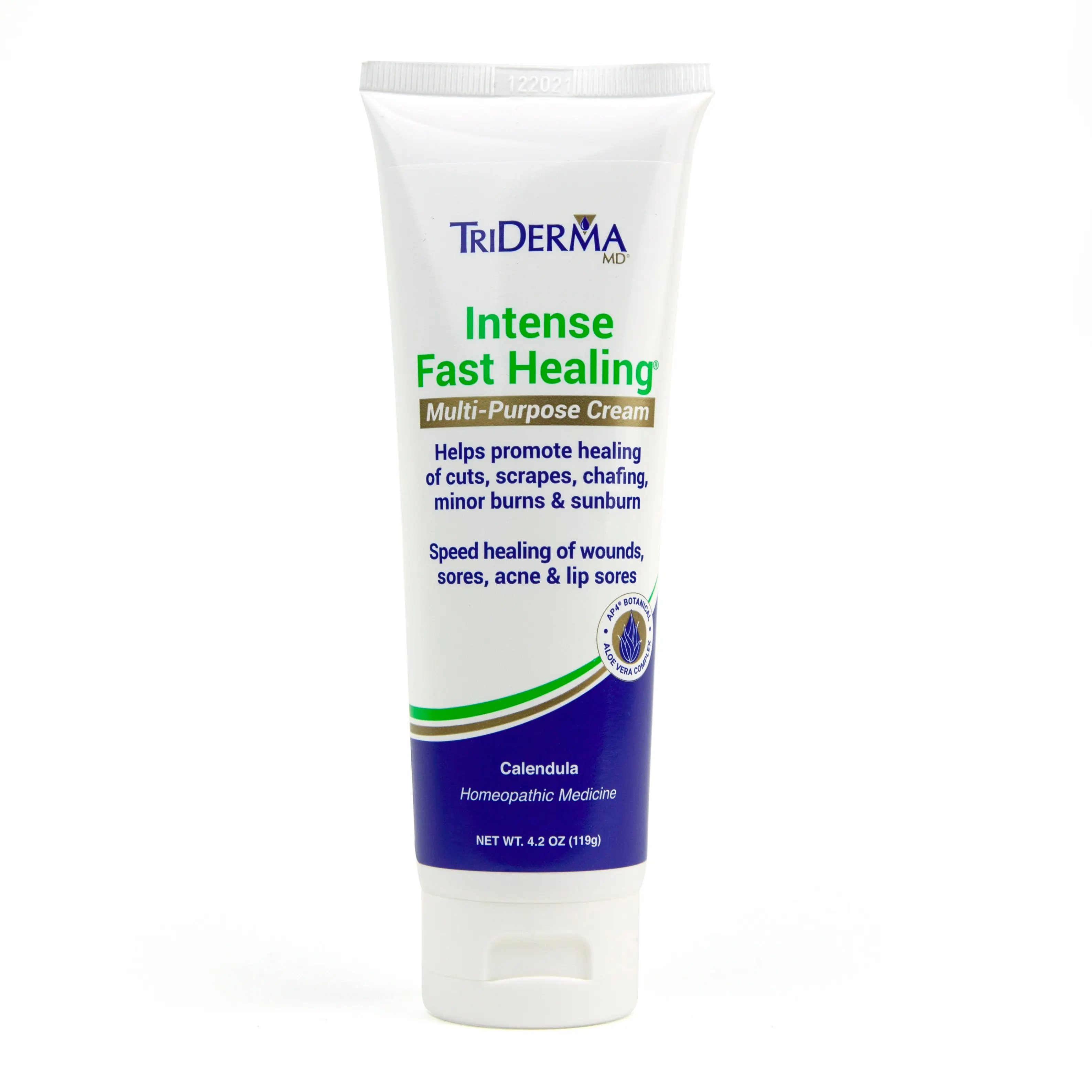 TriDerma Intense Fast Healing Skin Cream with Aloe Vera & Vitamins for Irritations Sores Rashes