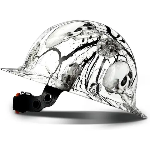 Carbon Fiber Hard Hat for Work Sites, 6-Point Suspension, Chin Strap, Vents, Full Brim Sun Visor, 1.1lb, Adjustable Unisex Personalized Secure Fit, All Seasons, Head & Neck Shield, Rain-Debris Shield, Airflow Control