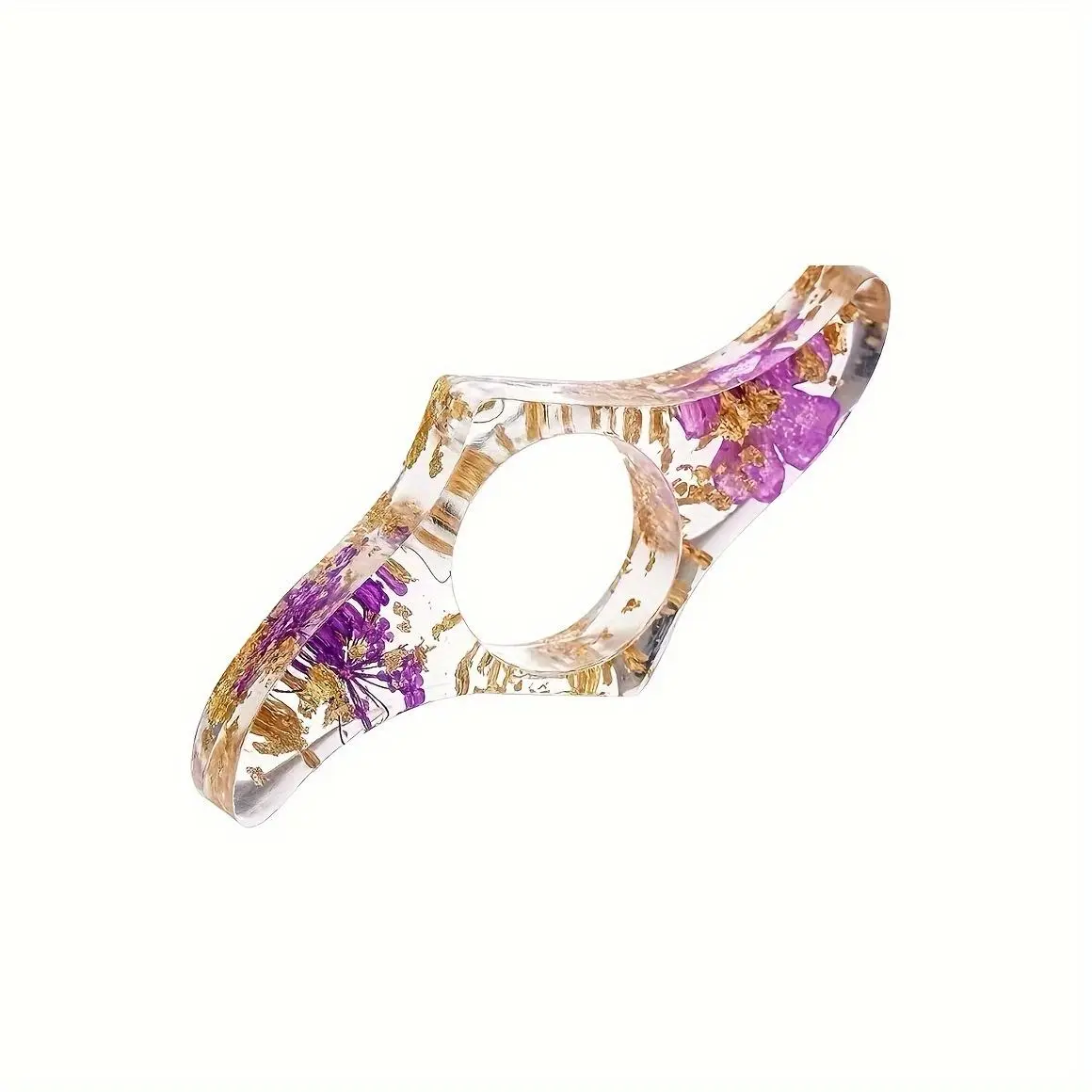 Flower Decor Book Page Holder, 1 Count Light Weight Dried Flower Design Reading Thumb Holder, Reading Accessories for Teachers Students, School Supplies, Gifts for Book Lovers, Bookmark