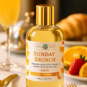 Nature's Rehab  Perfumed 8oz Body Oil - Long Lasting Scent Infused Lightweight Nourishing Moisture 8.0 oz