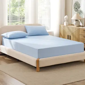 SOFUSOFO SofuFit Cooling Fitted Sheet, High-Performance Polyethylene & Polyamide Blend, Q-Max≥0.25 Tech, 18" Extra Deep Pocket with Side Storage, Breathable & Silky Bedding for Hot Sleepers outdoorfun