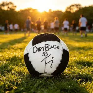 Dirtbag Tabi Style 8-Panel Foot Bag | Synthetic Sand Filled Kick Toy, Portable Freestyle Juggling Game for Backyard Beach Travel Beginners Teens Adults