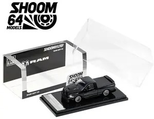 Shoom64 1:64 Black - 2003 Dodge Ram Srt-10 Pickup Truck